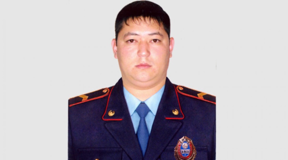 Старший сержант Саят Думчебаев скончался на месте происшествия. Фото ©ДВД Алматинской области