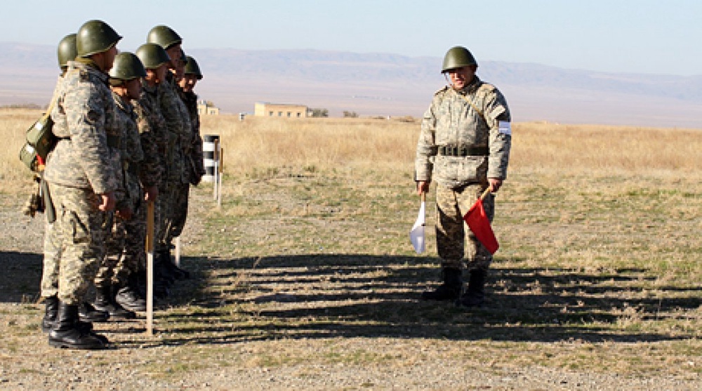 Военнослужащие РК на занятиях оп огневой подготовке. Фото ©Ярослав Радловский
