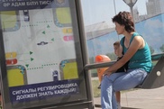 ФОТО: На остановках Астаны появились регулировщики