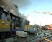 Обгоревший труп обнаружен на рынке в Шымкенте после пожара  