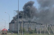 В Астане загорелся ЖК "Городской романс"