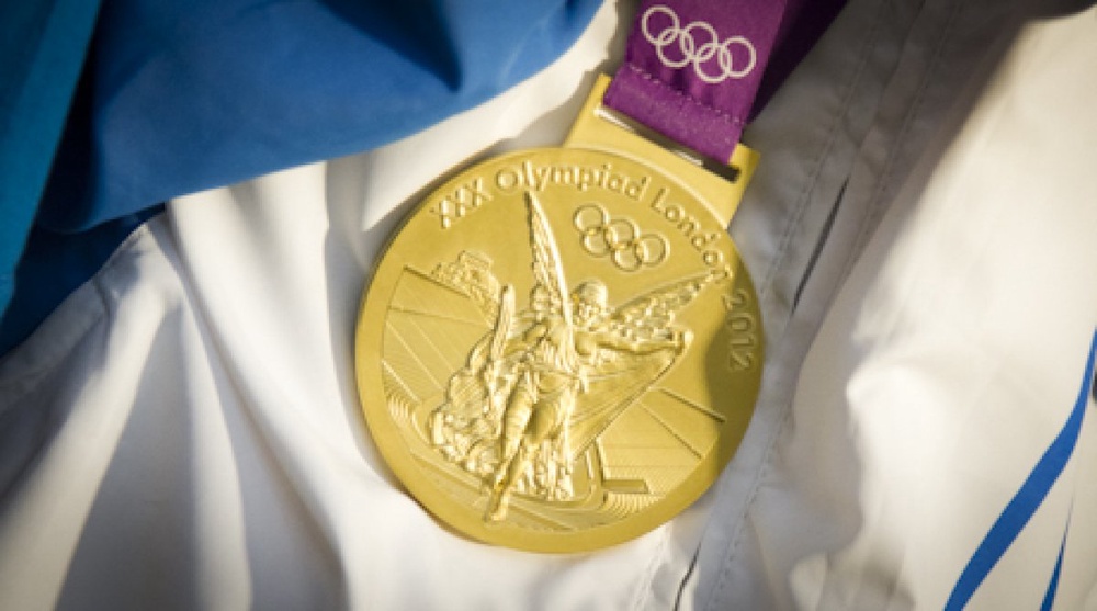 Олимпийская золотая медаль. Фото Владимир Дмитриев