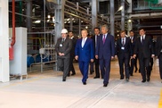 Нурсултан Назарбаев запустил в Астане ТЭЦ-2