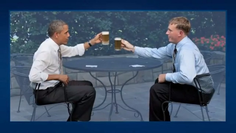 Кадр видеоролика с сайта Белого дома.