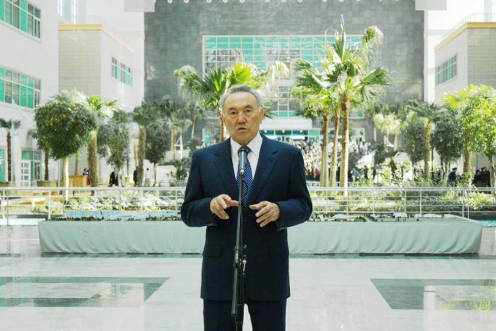 Президент Казахстана Нурсултан Назарбаев. Фото с сайта nu.edu.kz