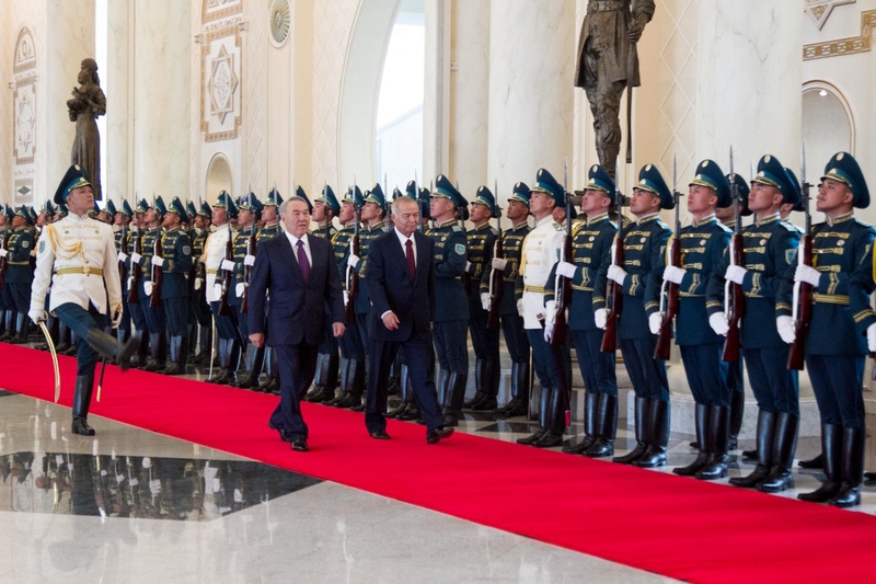 Президент Казахстана Нурсултан Назарбаев и Президент Узбекистана Ислам Каримов. Фото ©Даниал Окасов