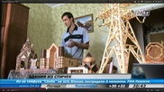 Житель Шымкента делает шедевры из спичек 