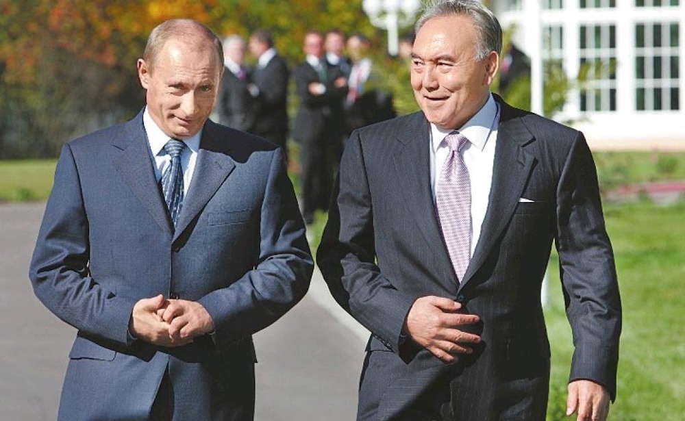 Нурсултан Назарбаев и Владимир Путин. Фото с сайта akorda.kz