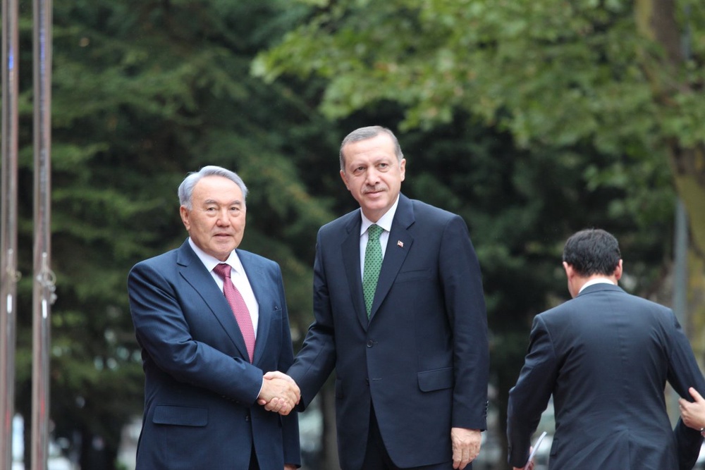 Президент Казахстана Нурсултан Назарбаев и премьер-министр Турции Реджеп Тайип Эрдоган. Фото ©Дмитрий Хегай
