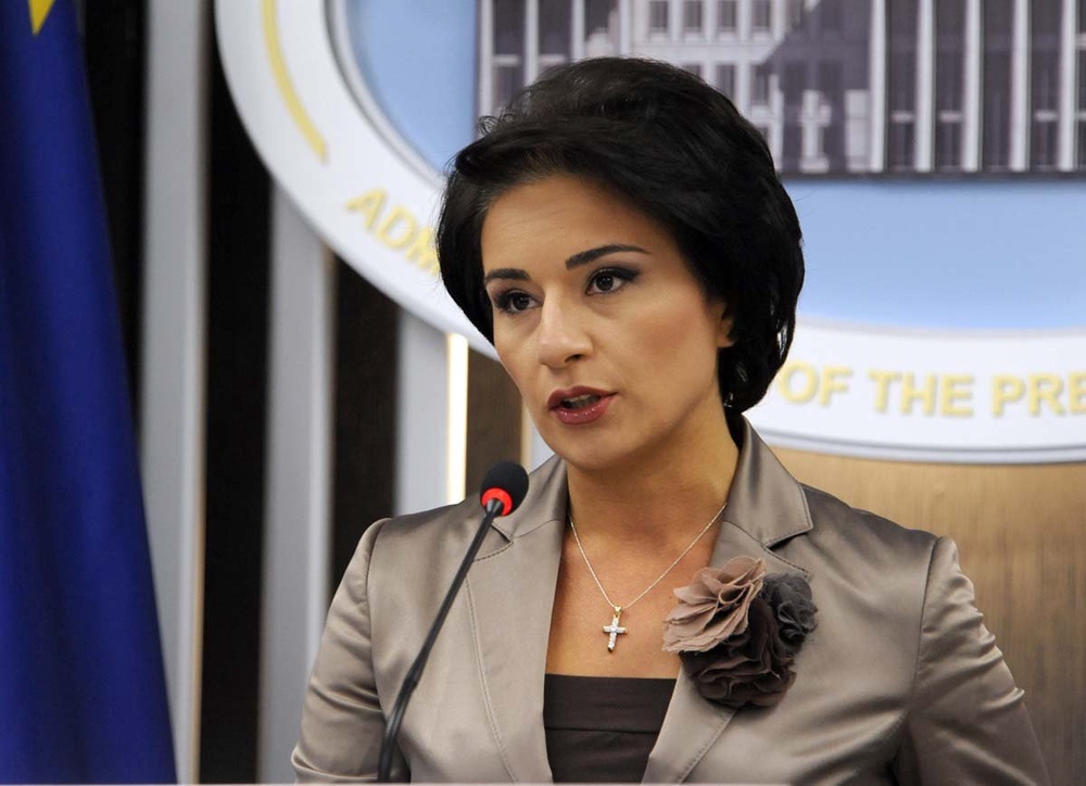 Пресс-секретарь президента Грузии Манана Манджгаладзе. Фото с сайта medianews.ge