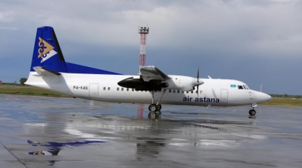 «Эйр Астана» завершает эксплуатацию самолетов Fokker 50. Фото с сайта ngs.ru