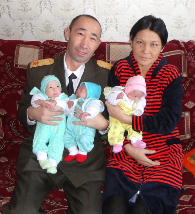 Семья военнослужащего контрактной службы Амангельды Мамырбекова