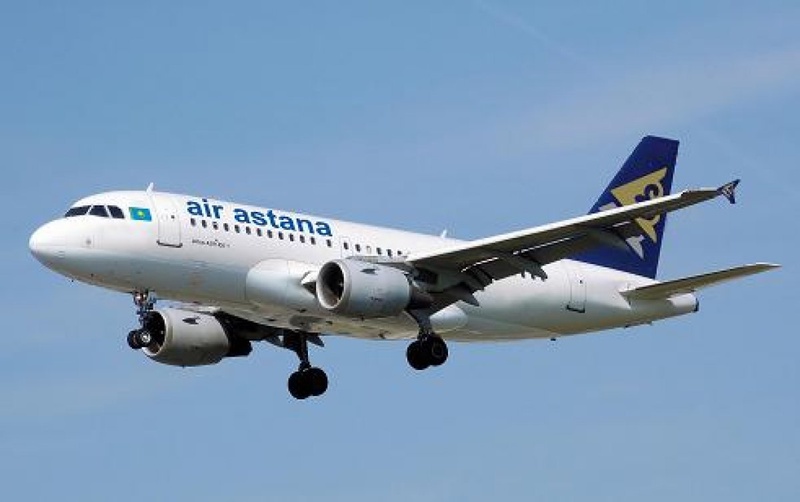 Самолет авиакомпании Air Astana