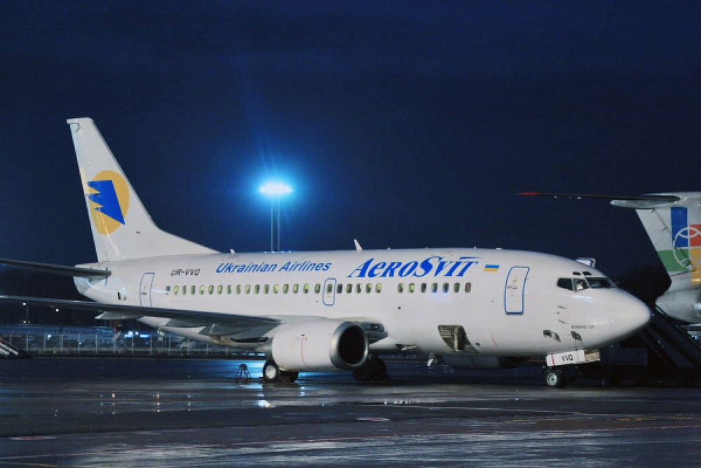 Боинг-737-500 авиакомпании «Аэросвит». Фото ©РИА Новости