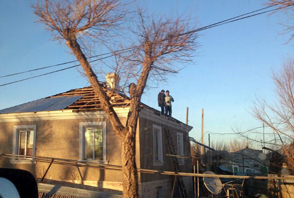 Последствия урагана в Жамбылской области, г. Каратау. Фото ©Антон Акулов