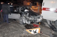 В Алматы пьяный мужчина устроил беспредел на угнанном авто 