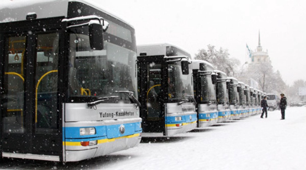 Новые алматинские автобусы. Фото ©Ярослав Радловский