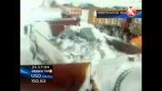 14 грузовиков столкнулись на трассе в Восточном Казахстане