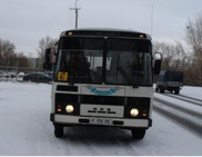 Автобус врезался в остановку в Усть-Каменогорске