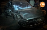 Две девушки получили тяжелые травмы в ДТП в Алматы