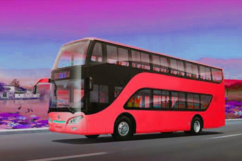 Эскиз казахстанского автобуса. 