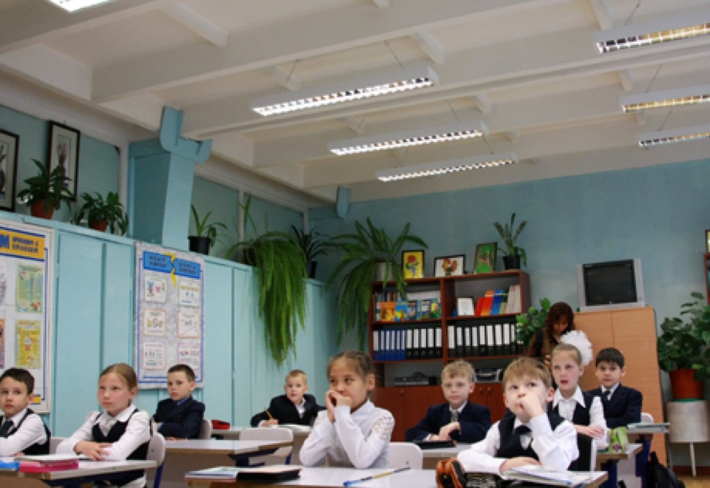 Школьники на уроке. Фото ©tengrinews.kz