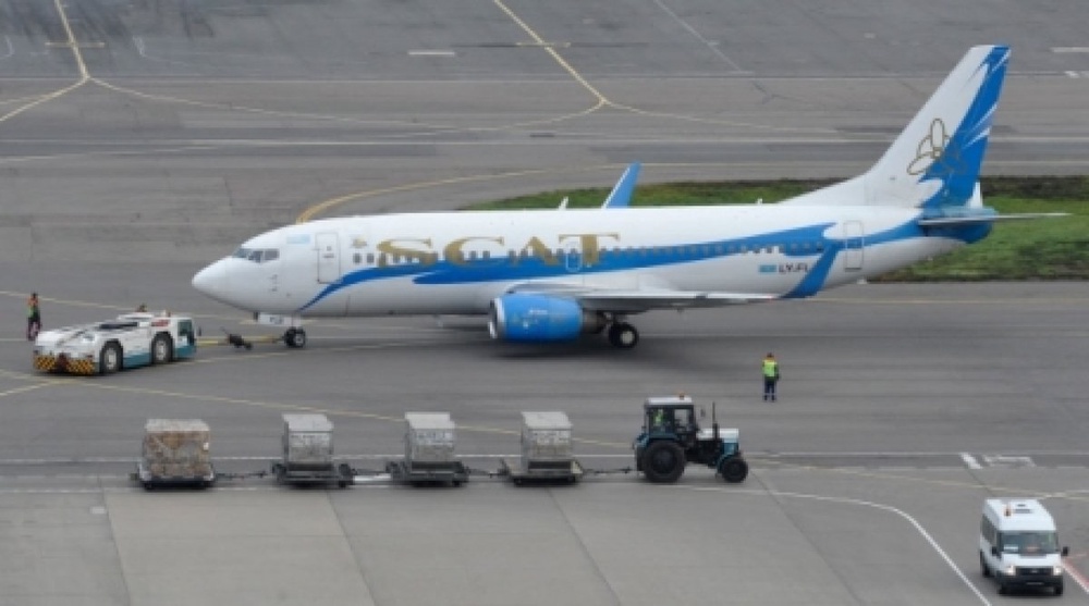  Пассажирский самолет казахстанской авиакомпании SCAT. Фото РИА Новости©