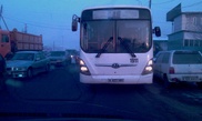 В Алматы водитель автобуса уволен за выезд на "встречку"