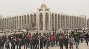 Оппозиционеры на митинге в Бишкеке не забыли и про Казахстан