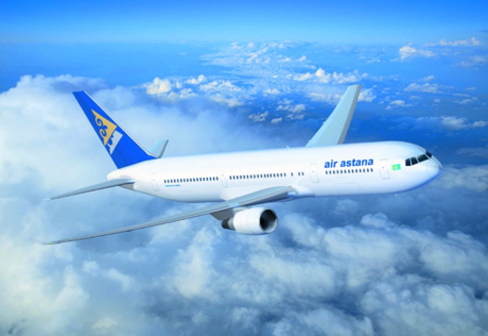 Самолет авиакомпании Air Astana