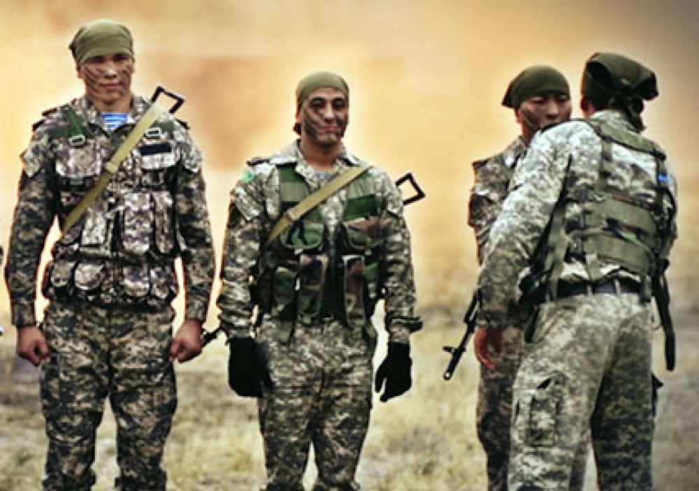 Солдаты вооруженных силах Казахстана. Фото Минобороны©