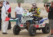 Пыльная буря помешала старту Аbu Dhabi Desert Сhallenge-2013
