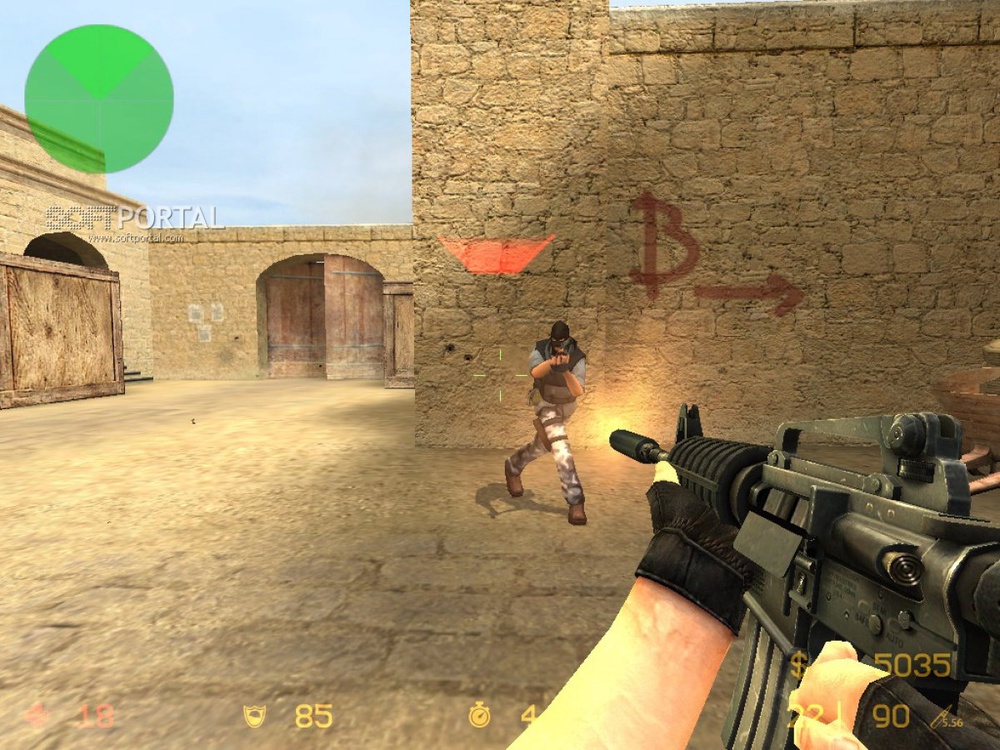 Скриншот игры Counter-Strike с сайта gameblow.ru 