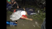 Пятеро парней на иномарке попали в жуткое ДТП под Алматы