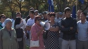 Жители южной столицы Кыргызстана сорвали репетицию парада в честь 9 мая