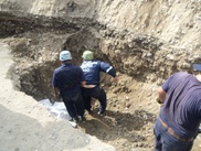 В Таразе четыре человека погибли из-за обвала грунта