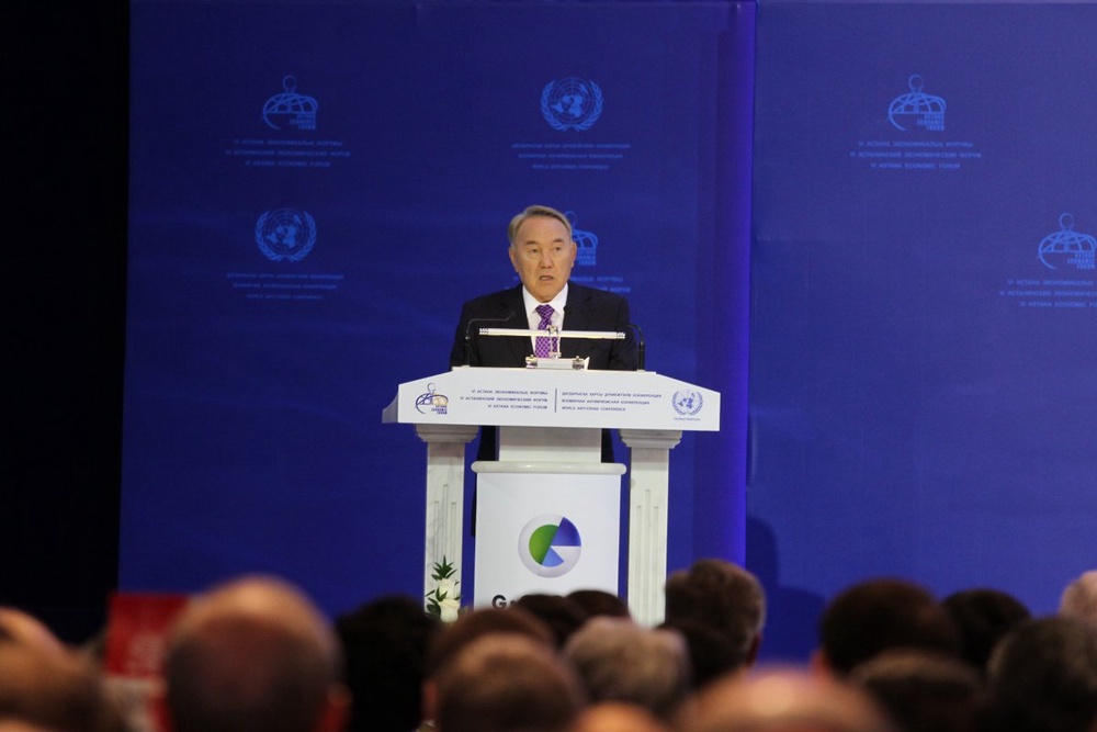 Президент казахстана Нурсултан Назарбаев. Фото Марат Абилов©