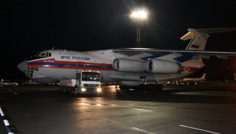 Самолет Ил-76 МЧС России. Фото с сайта mchsmedia.com