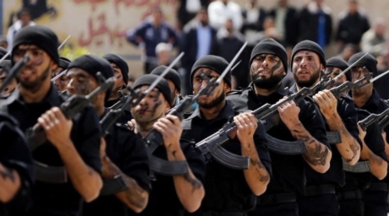 Бойцы службы безопасности ХАМАС. Фото ©REUTERS