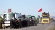 Митингующие на юге Кыргызстана перекрыли дорогу Бишкек - Ош