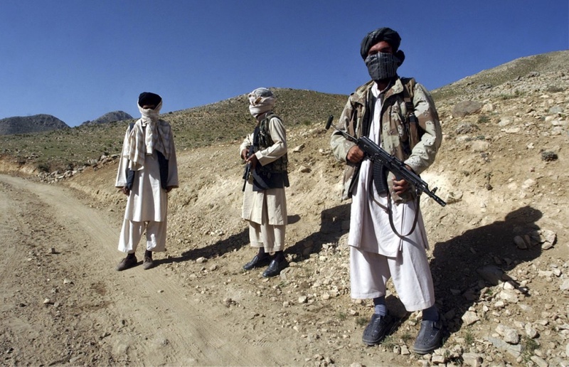 Боевики движения "Талибан". Фото с сайта boston.com
