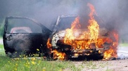 Капитан полиции сгорел в своем автомобиле в Акмолинской области