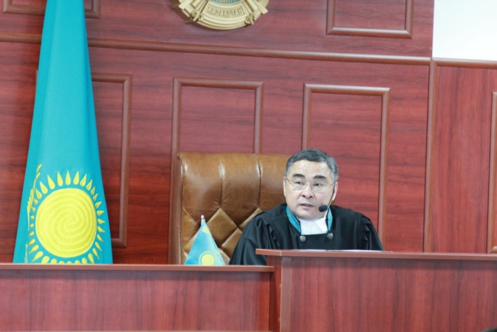 Судья межрайонного военного суда по уголовным делам Советхан Сакенов. Фото ©Владимир Прокопенко