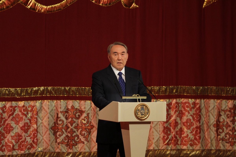 Президент Казахстана Нурсултан Назарбаев. Фото Марат Абилов© 