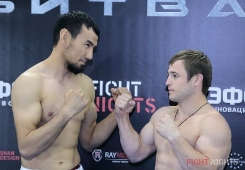 Ермек Тлауов (слева). Фото с сайта fightnights.ru