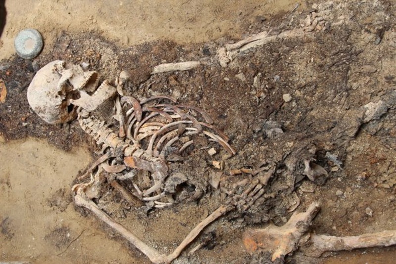 Скелет был обнаружен на месте строительства акимата Шалкарского района. Иллюстративное фото ©tengrinews.kz