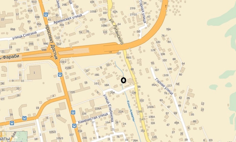 Место нападения на велосипедиста. Фото с сайта Яндекс.Карты.