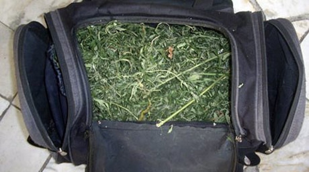 Марихуана в сумке. Фото с сайта vesti.kz