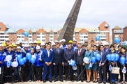 Компания BI Group подарила Астане солнечные часы