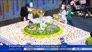600-килограммовый торт разрезал Назарбаев в честь Дня Астаны